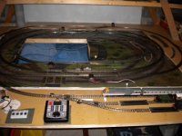 The layout  The basic layout.  Points control bottom left.